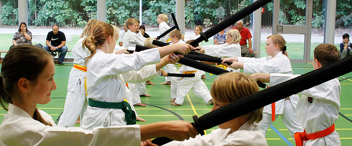 Chanbara-Training mit Kindern, August 2012