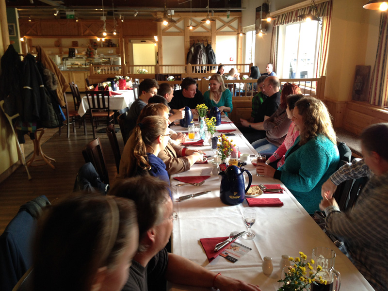 Karatebrunch in Wittenburg, Februar 2014