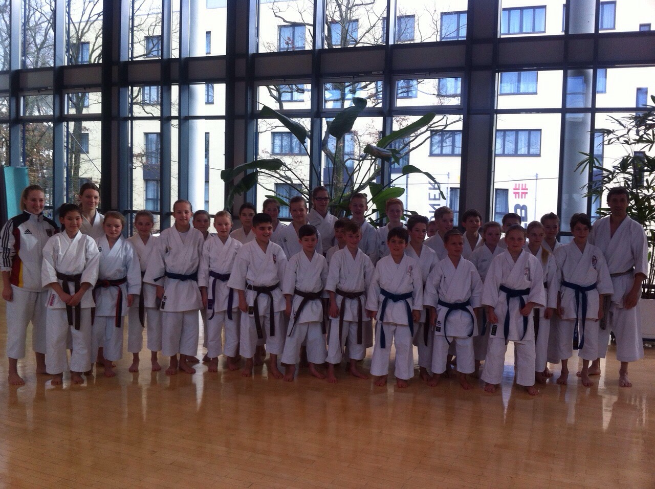 Langsamer Start mit Kumite-Übungen
