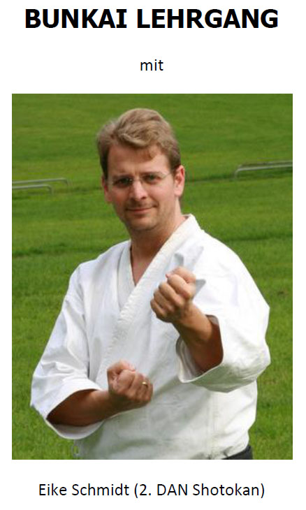 Bunkai-Lehrgang Heian Sandan