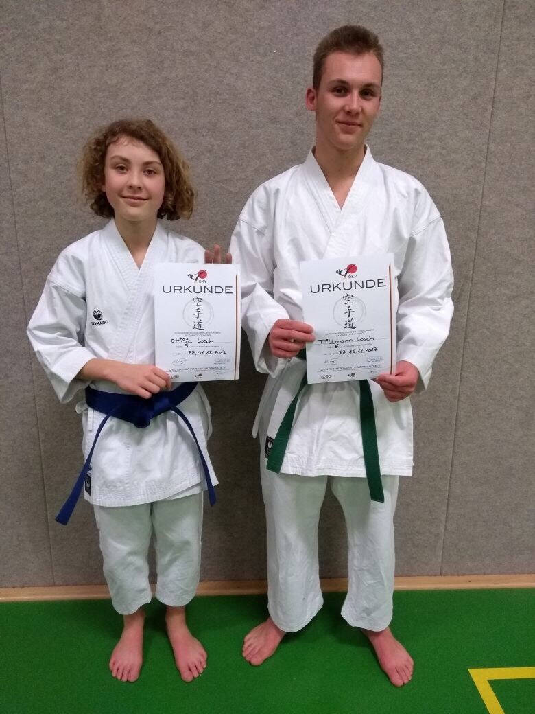 Kumite, Kata und Prüfungen